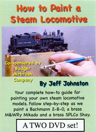 How to Paint a Steam Locomotive 2 DVD Set with Bonus 3rd DVD